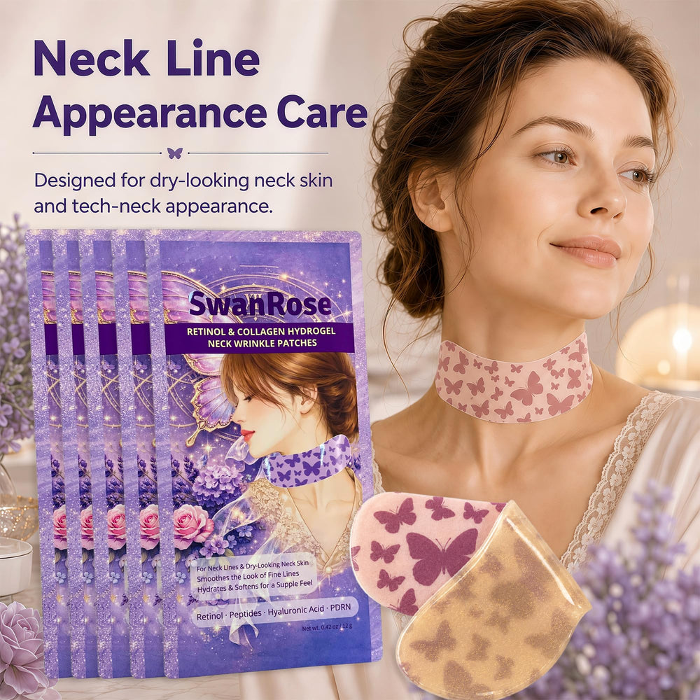 SwanRose single-use sachet open with visible hydrogel patch, easy application