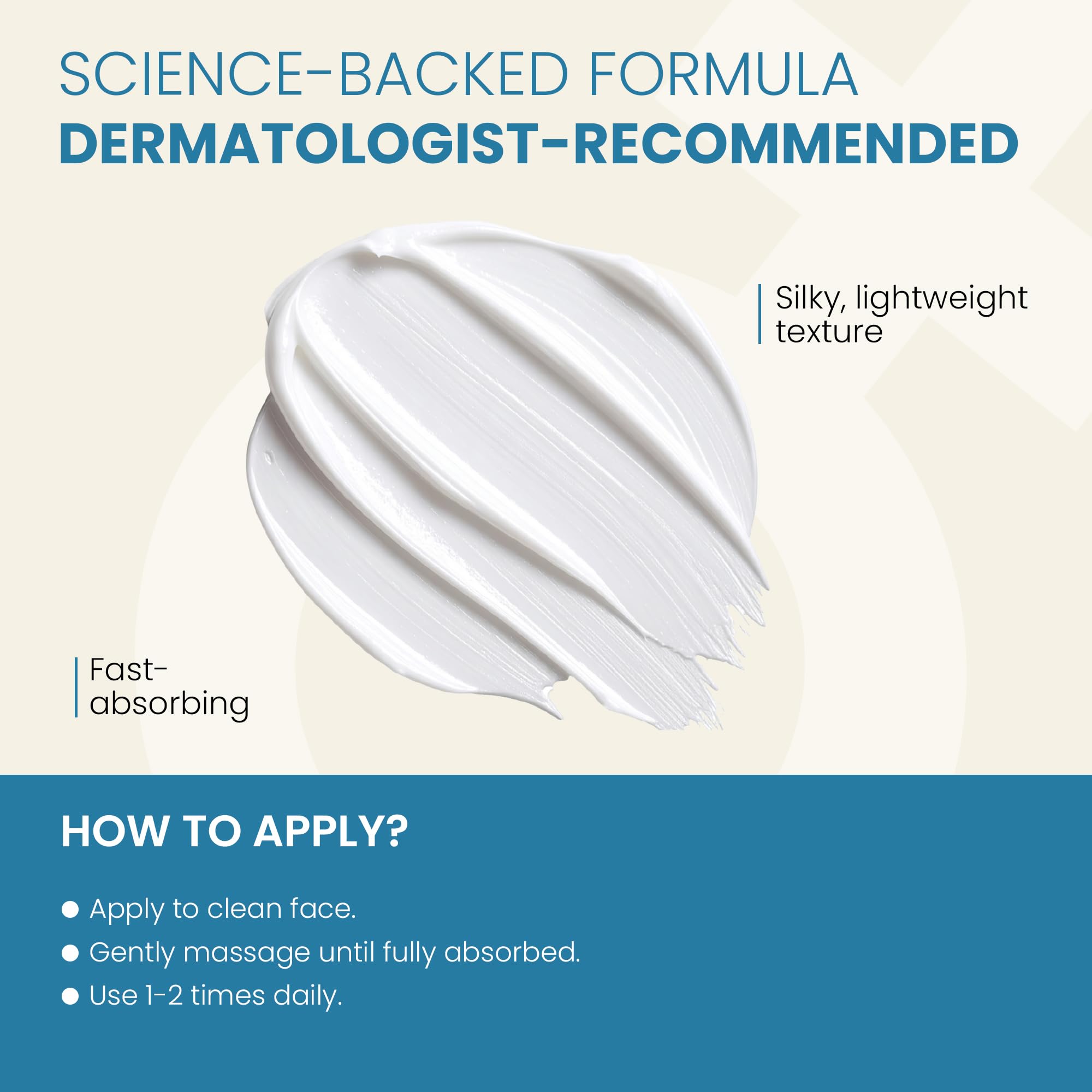 Swansera ingredients flatlay with peptides and ceramides for firmness