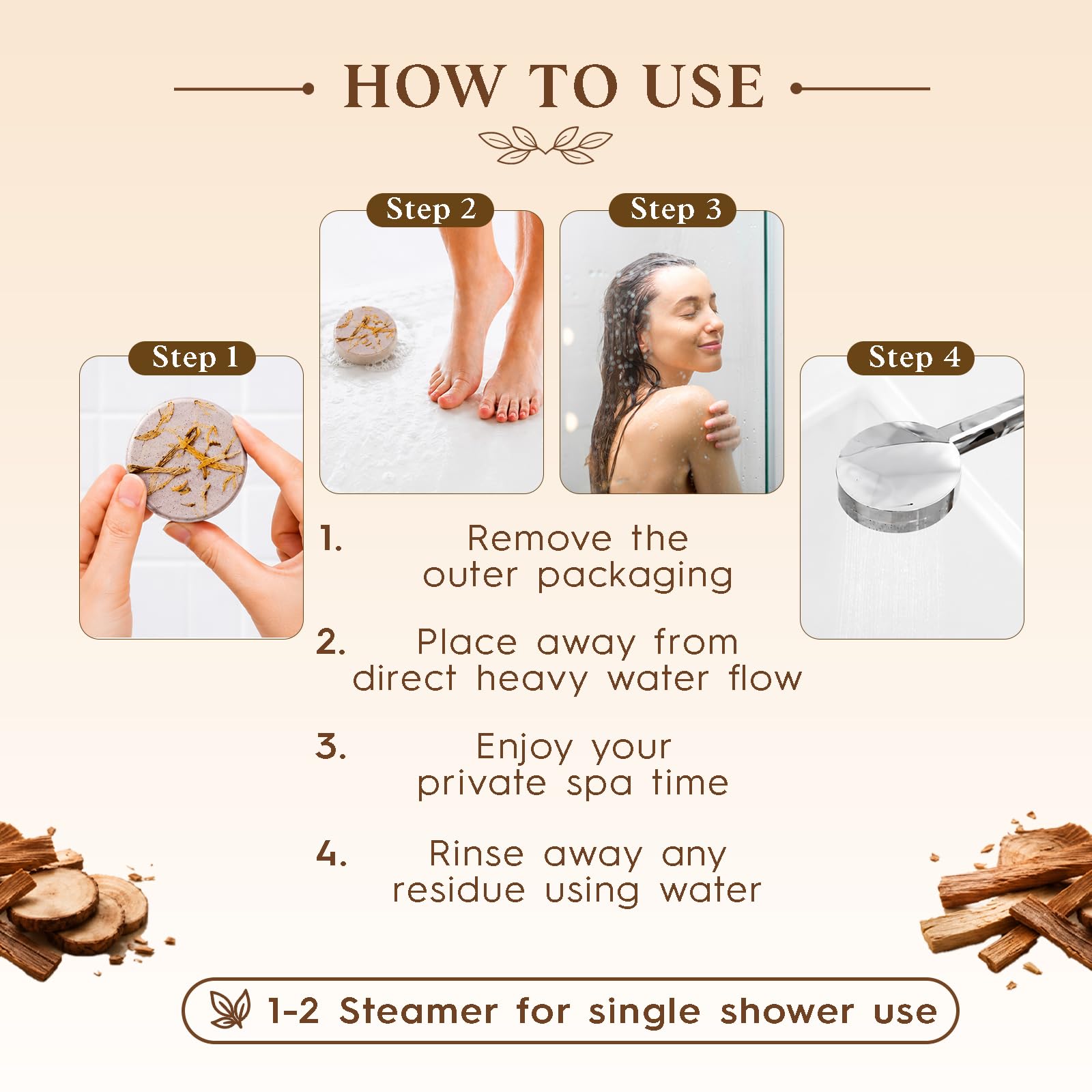 SWCANDY lifestyle bathroom display suggesting a relaxing home spa routine