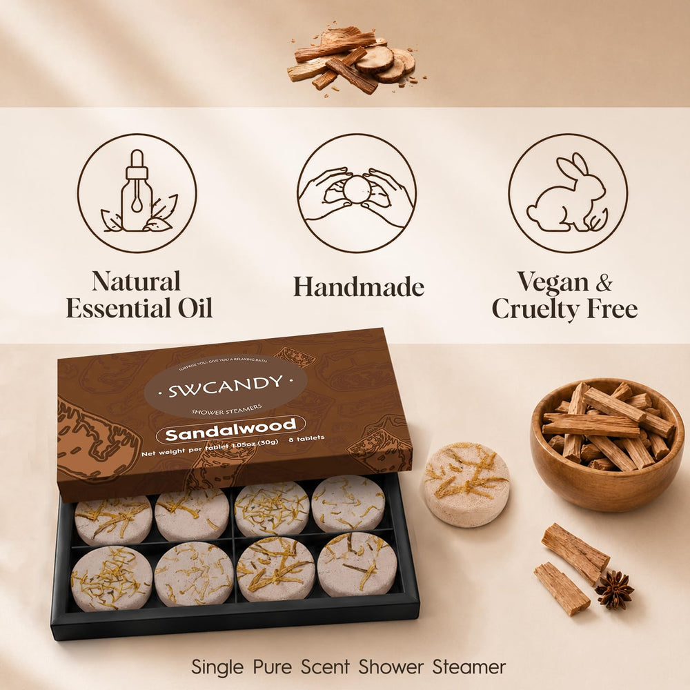 SWCANDY tablet in hand showing compact size and easy single-use benefit
