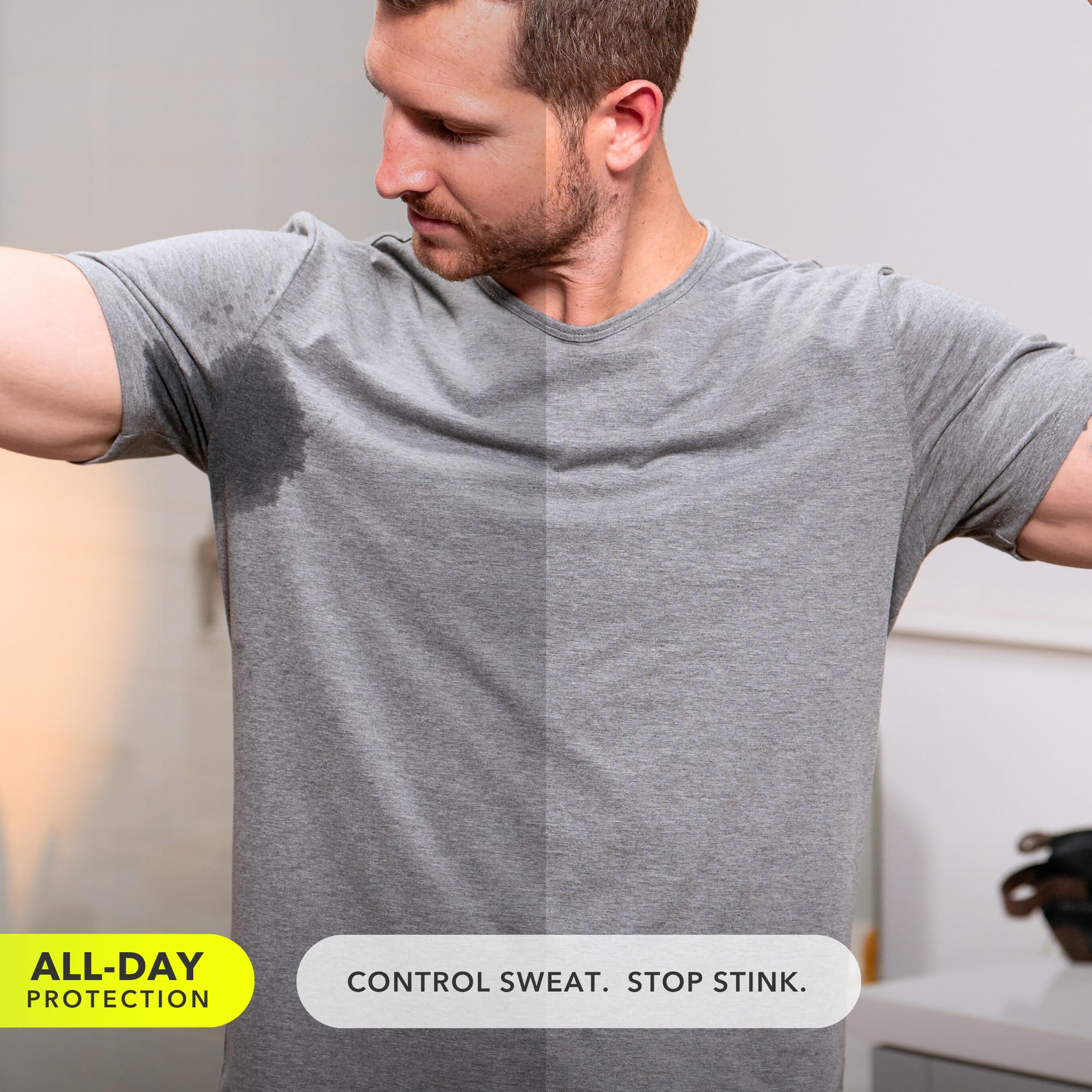 SweatBlock ingredient label detail highlighting clean, safe formula