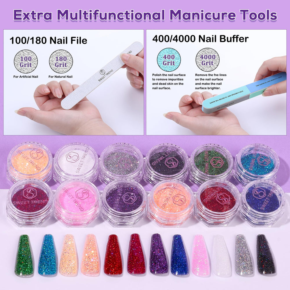 SWEET TREND brushes and tools arranged for precise sculpting benefit