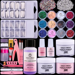 SWEET TREND front packaging showing complete beginner acrylic kit benefits