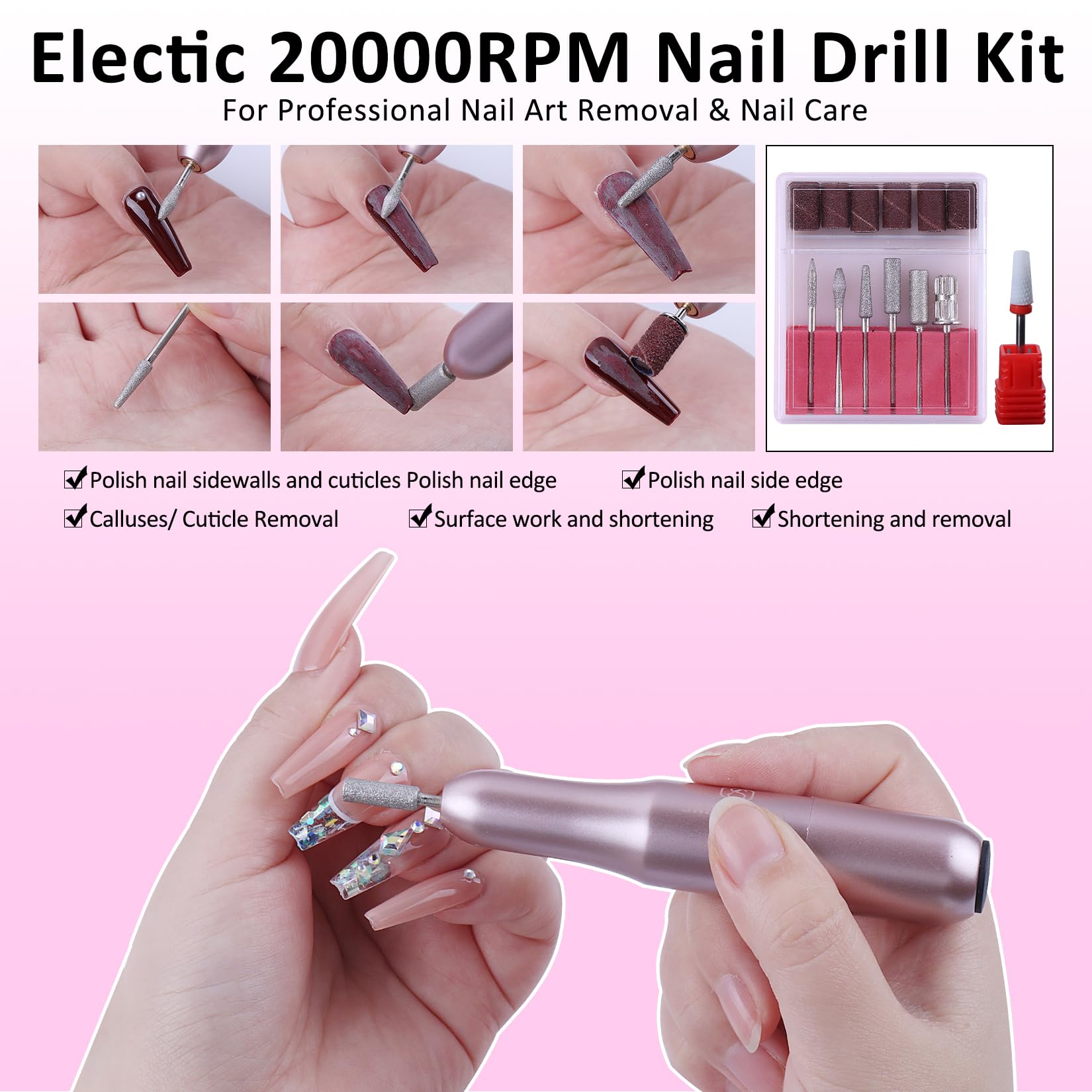 SWEET TREND nail tips and forms arranged for practice and size selection