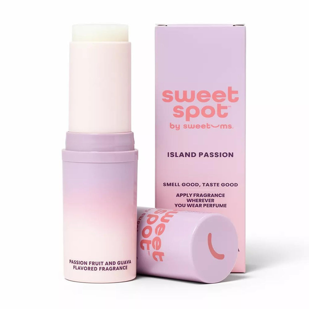Sweetums SweetSpot front tube shot showing compact travel-ready design and convenience
