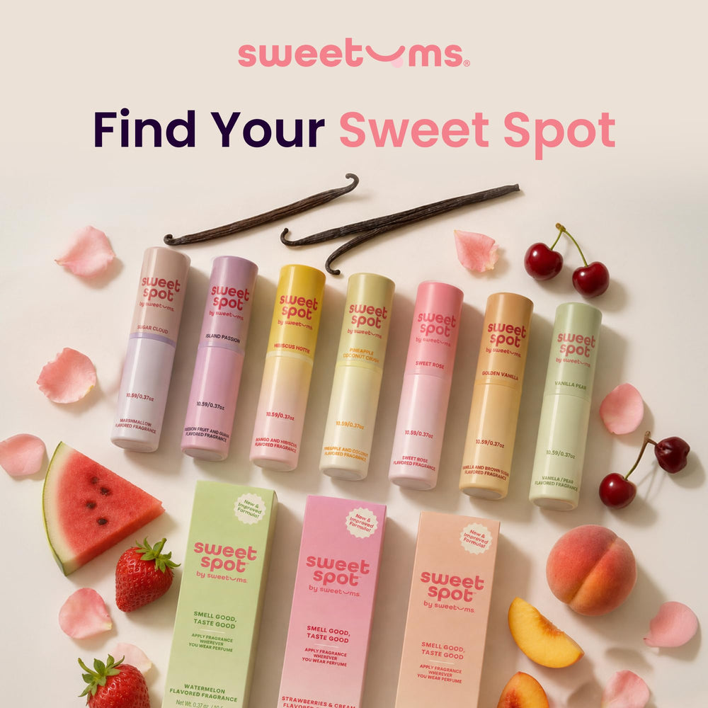 Sweetums inside a travel pouch illustrating TSA-friendly portability and protection