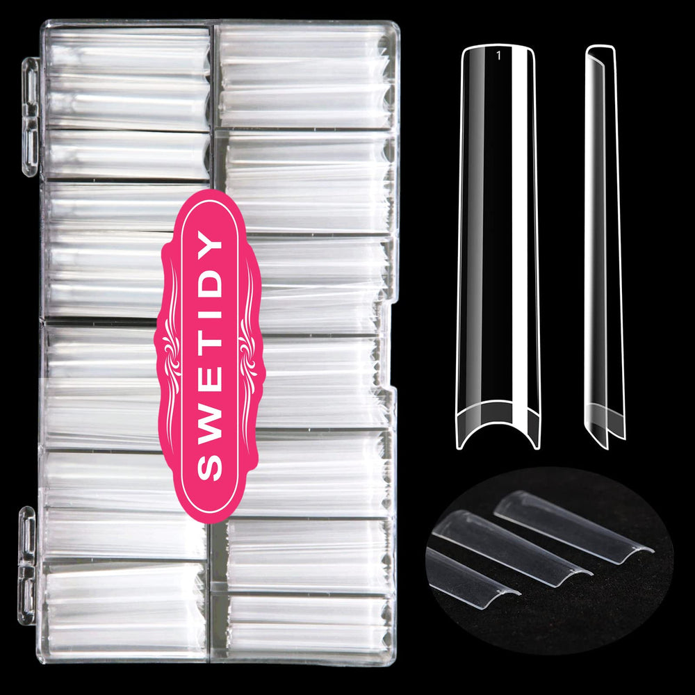 SWETIDY front packaging showing clear 3XL tips for dramatic length
