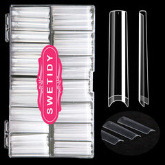 SWETIDY front packaging showing clear 3XL tips for dramatic length
