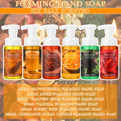 Swiffen bottle labels detail showing each fall scent for quick selection