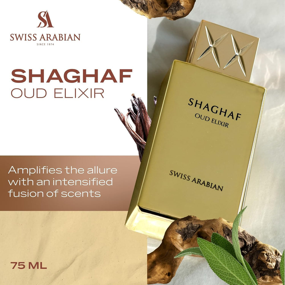 Swiss Arabian boxed packaging highlighting branded gift-ready presentation