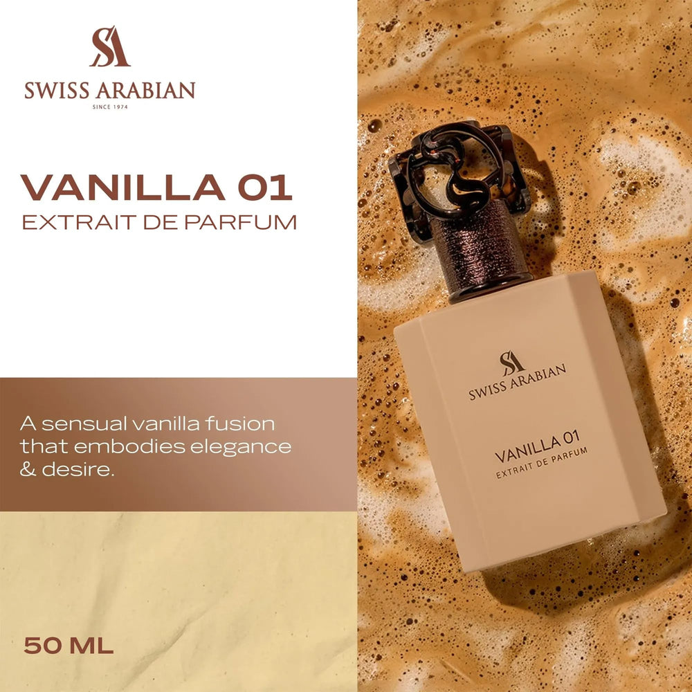 Swiss Arabian bottle being sprayed demonstrating concentrated extrait application