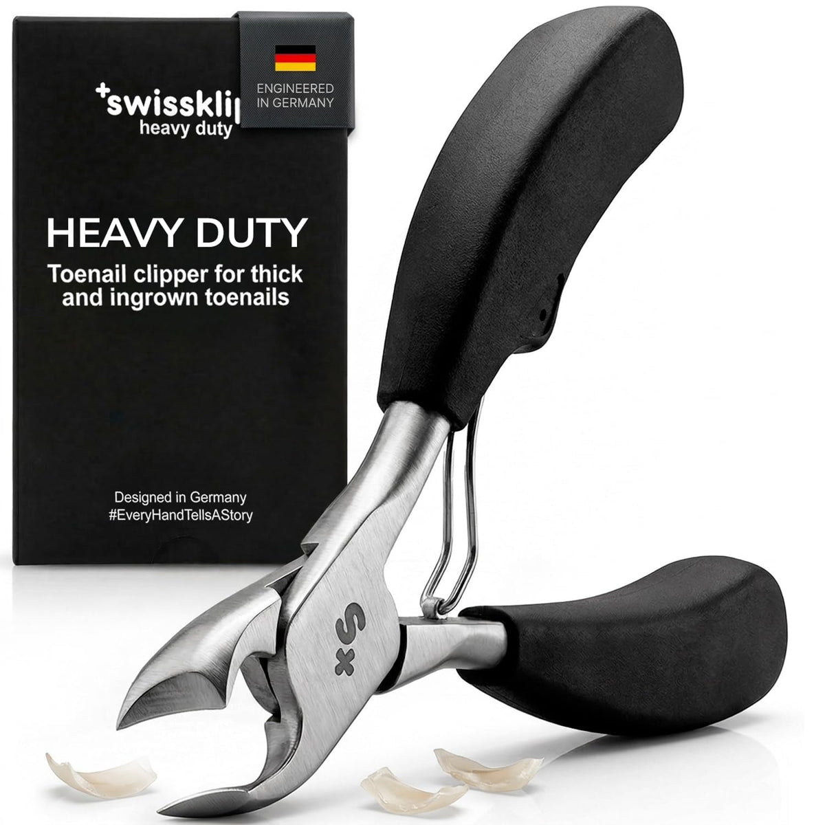 Swissklip Swissker front view showing professional packaging and clear product benefit