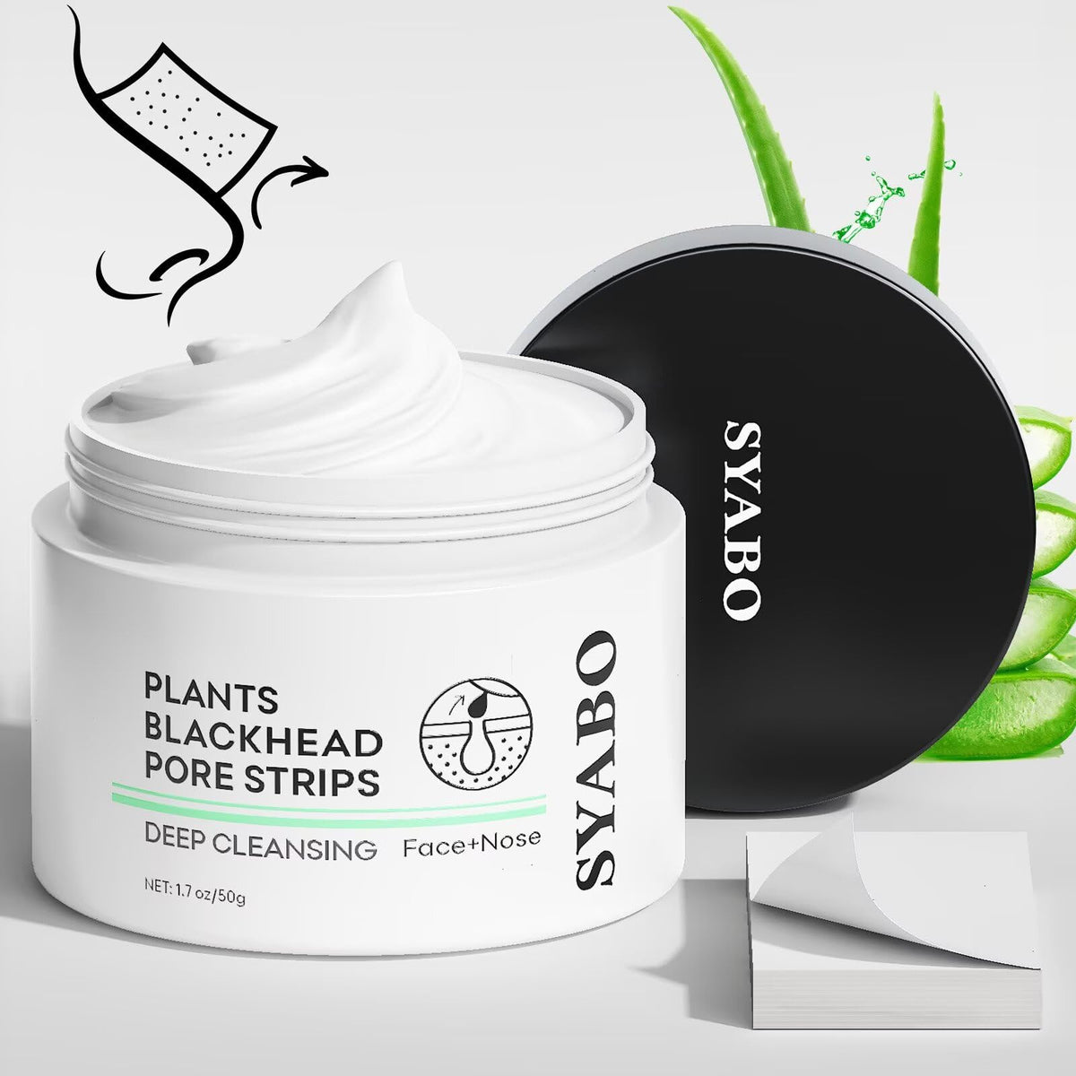 SYABO front packaging showing product and benefits