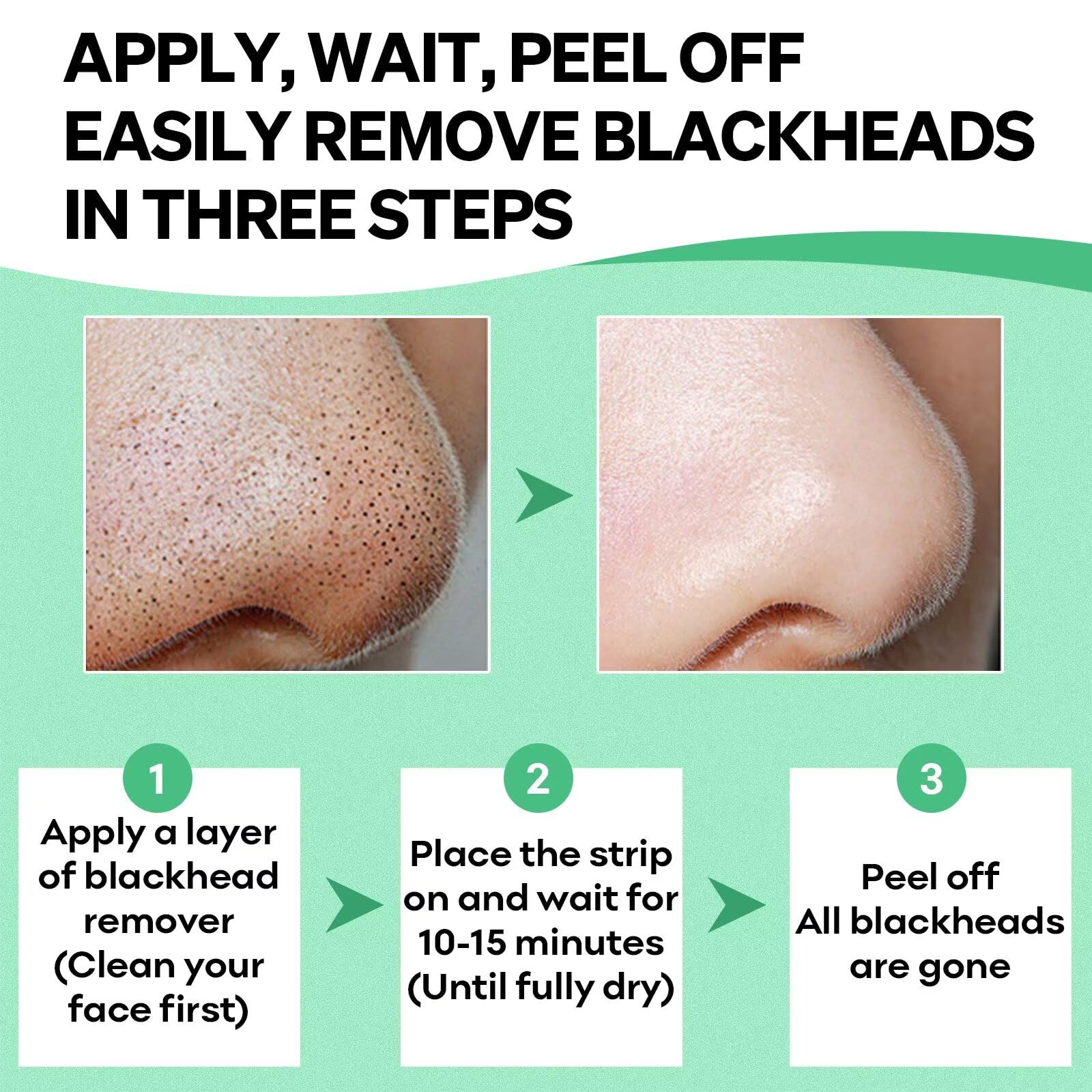 SYABO peeling off mask action showing visible impurity removal