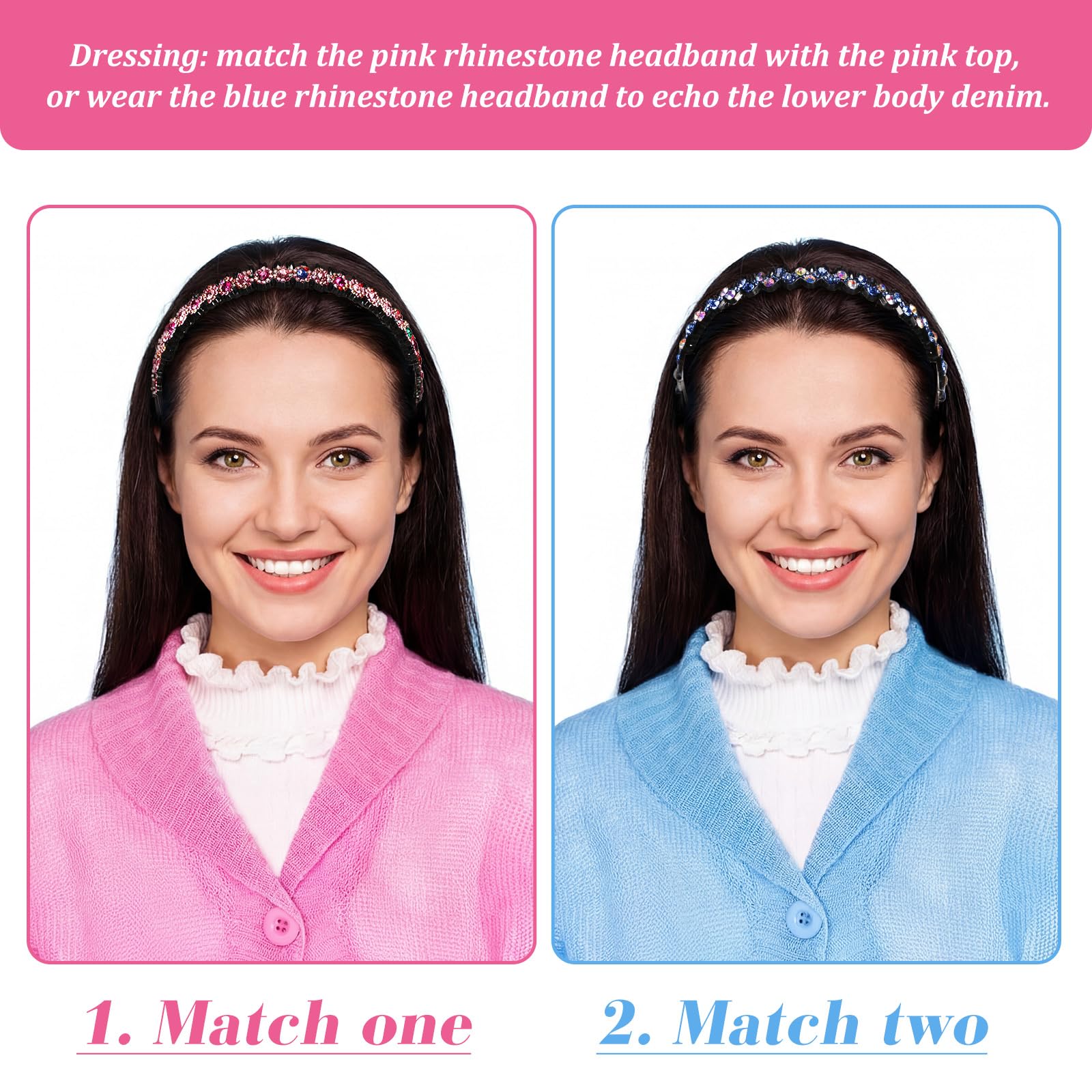 Syhood headband worn by model showing everyday styling and polished appearance