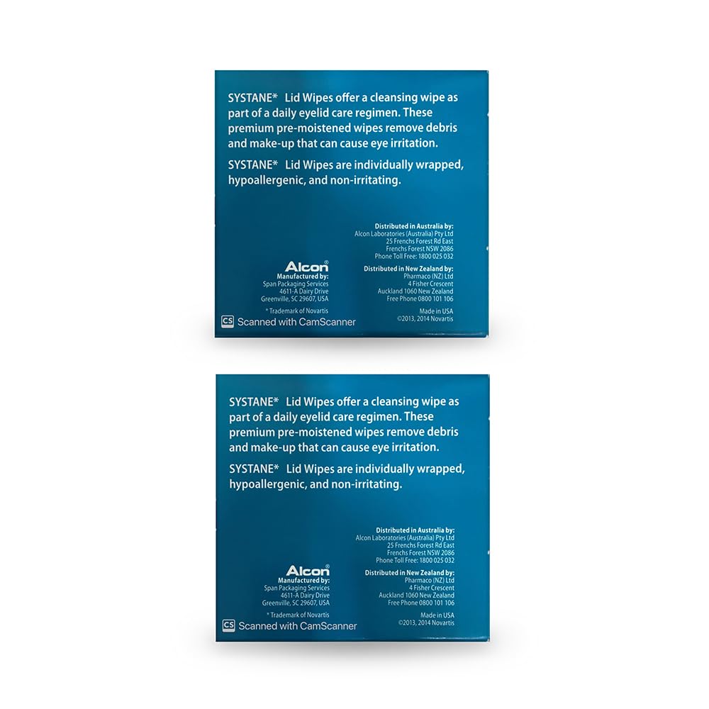 Systane packet held in hand showing compact travel-friendly size benefit