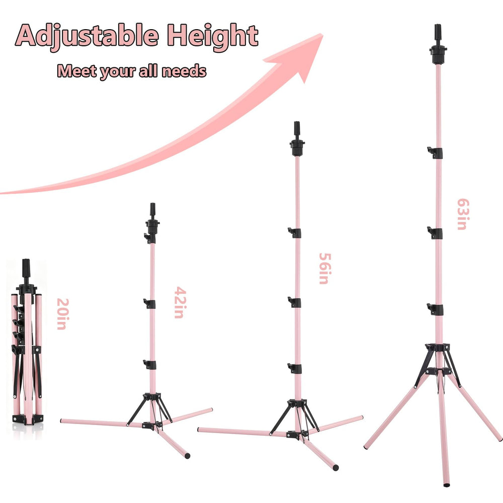SZCY LLC tripod legs spread wide for stable styling and low wobble