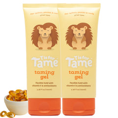T is for Tame front packaging showing two-gel pack and brand clarity