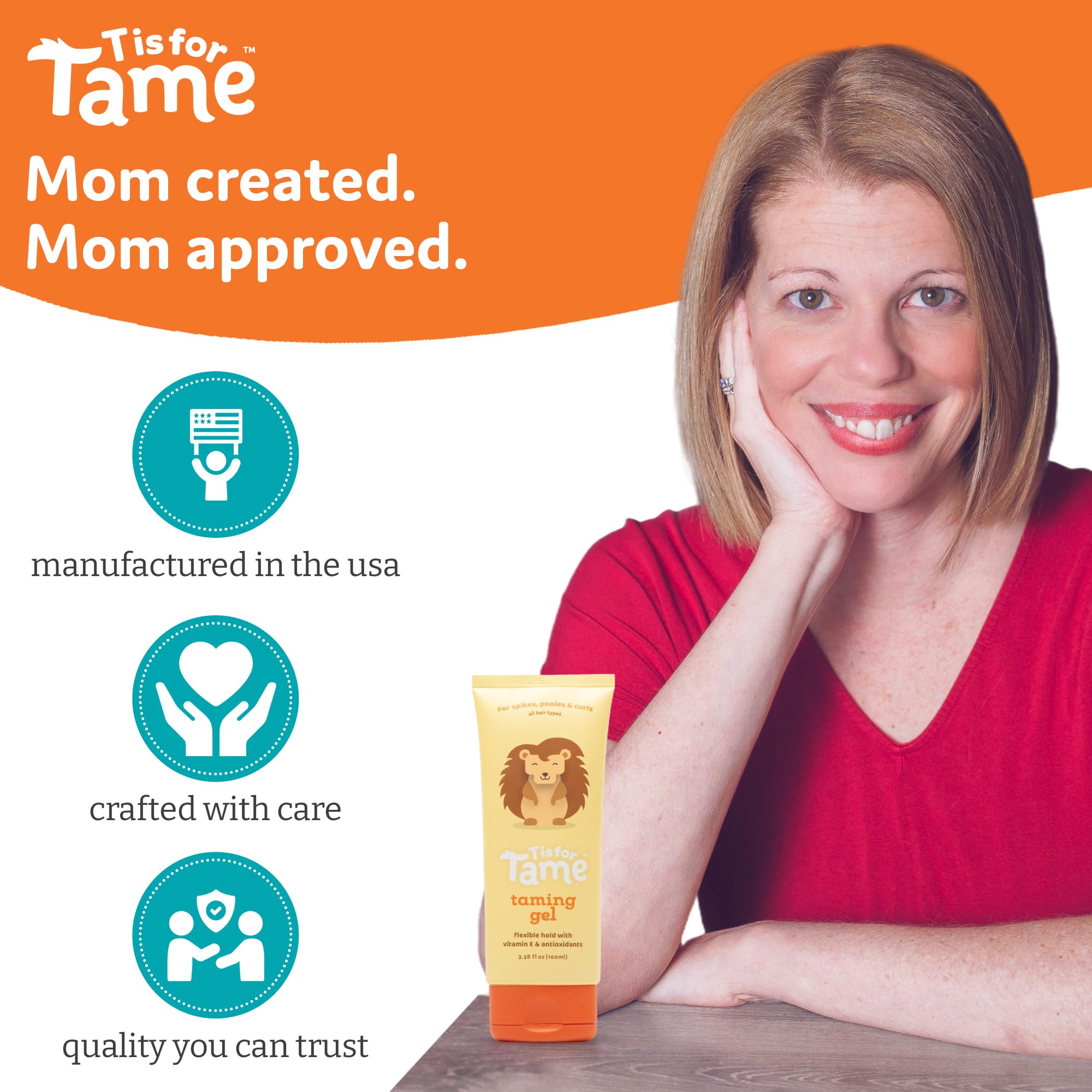 T is for Tame ingredient closeup showing plant-based elements and nourishing benefits