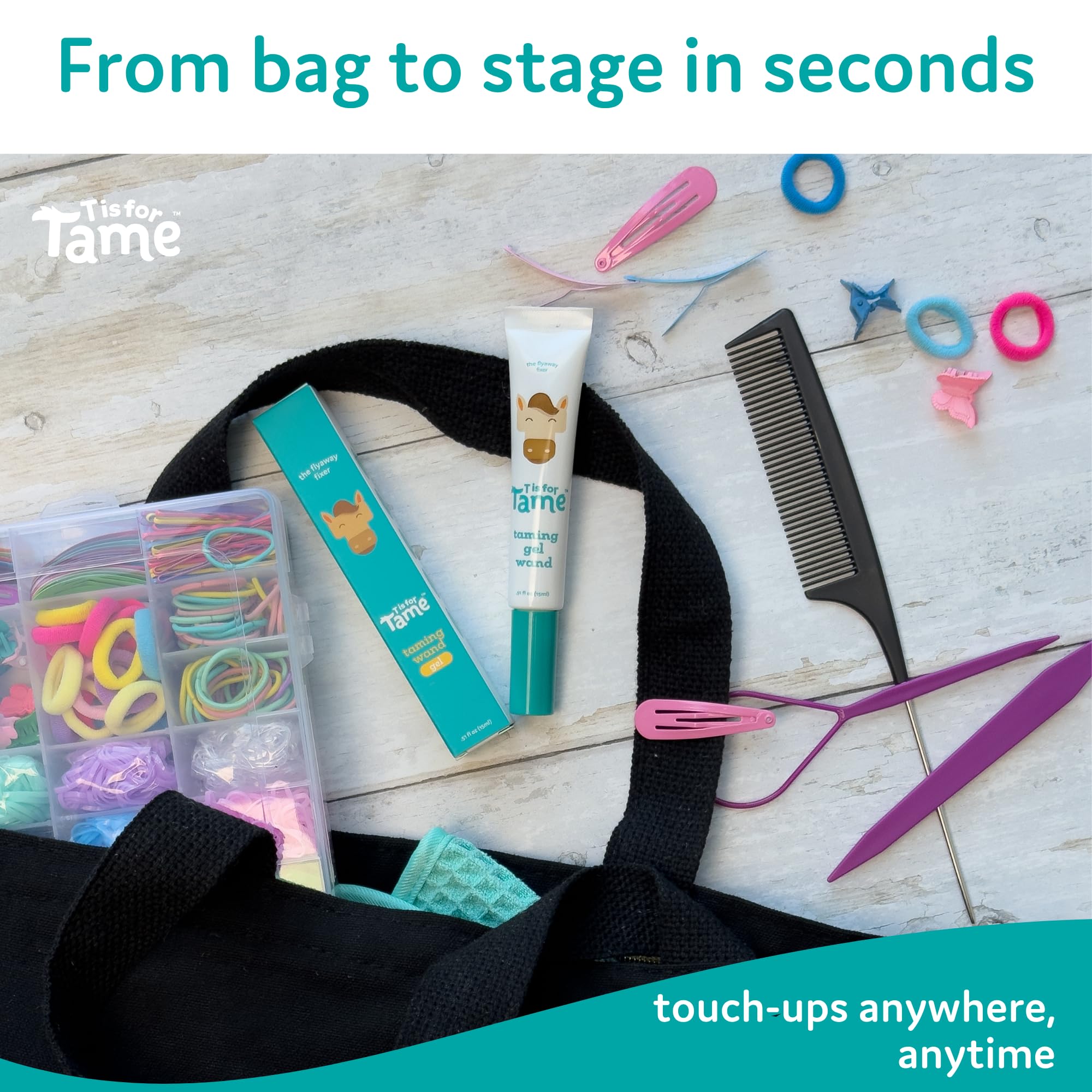 T is for Tame label and ingredients emphasizing clean, gentle formulation