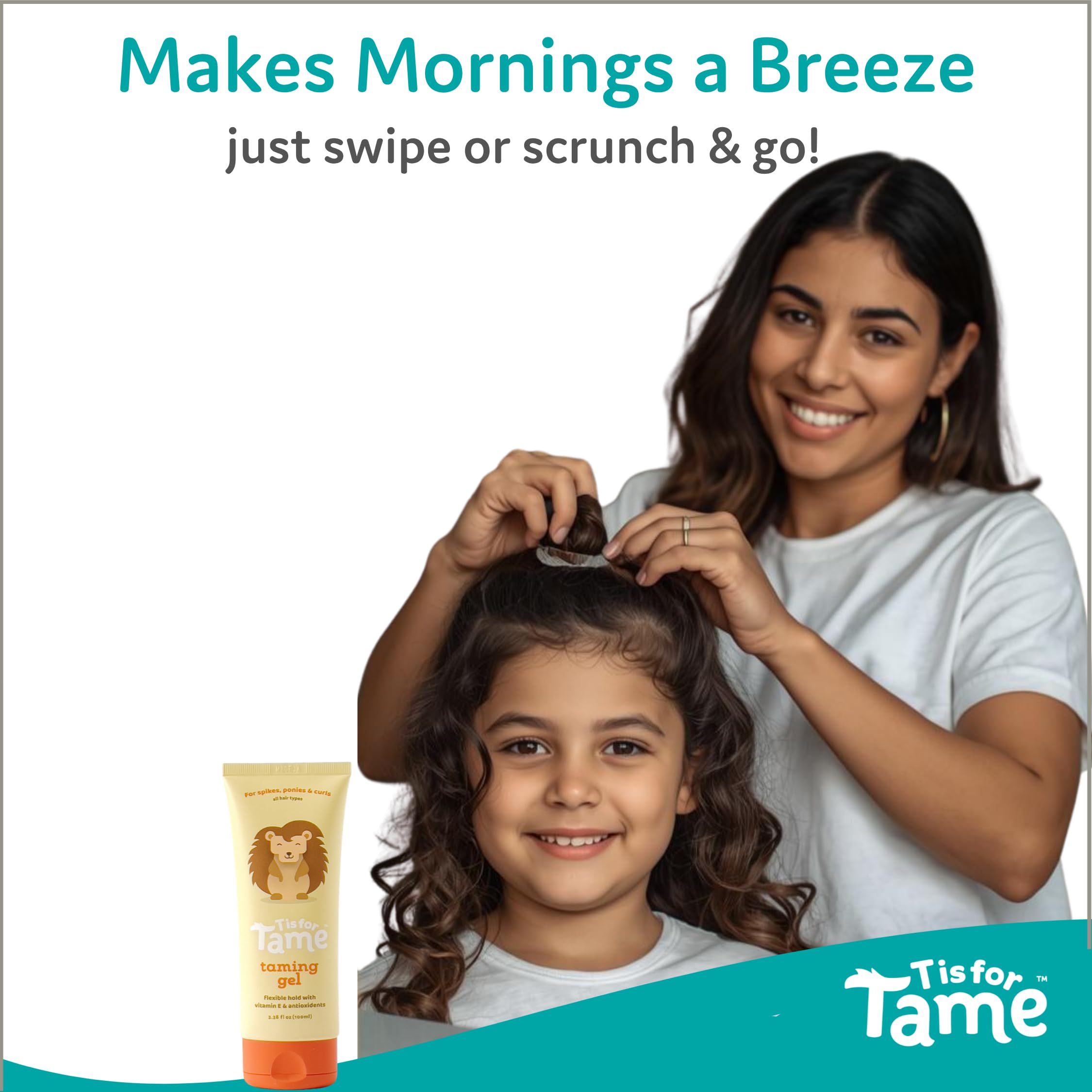 T is for Tame label close-up highlighting vegan ingredients and benefits