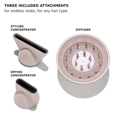 T3 LuxeDry handle with controls visible for precise heat and speed selection