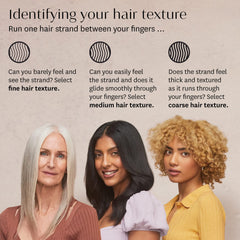 T3 diffuser in use on curly hair to enhance definition and reduce frizz
