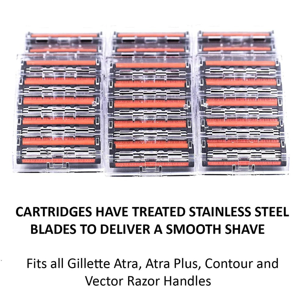 Taconic Shave cartridge on Atra handle in use offering closer shave with reduced irritation