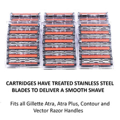 Taconic Shave cartridge on Atra handle in use offering closer shave with reduced irritation