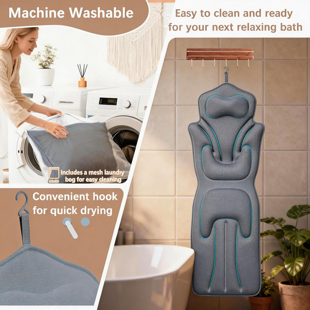 TAdgnba label and care tag highlighting machine-washable convenience