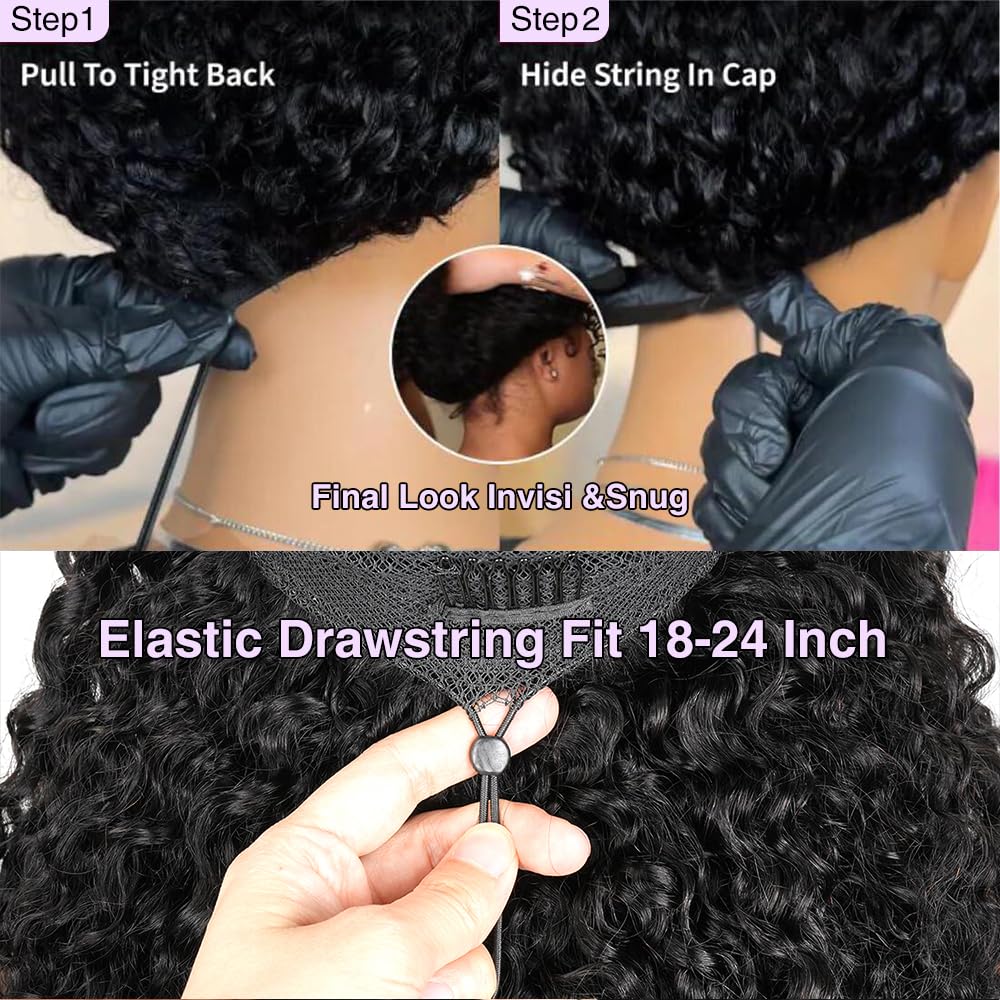 Tahikie side profile worn demonstrating natural parting and style