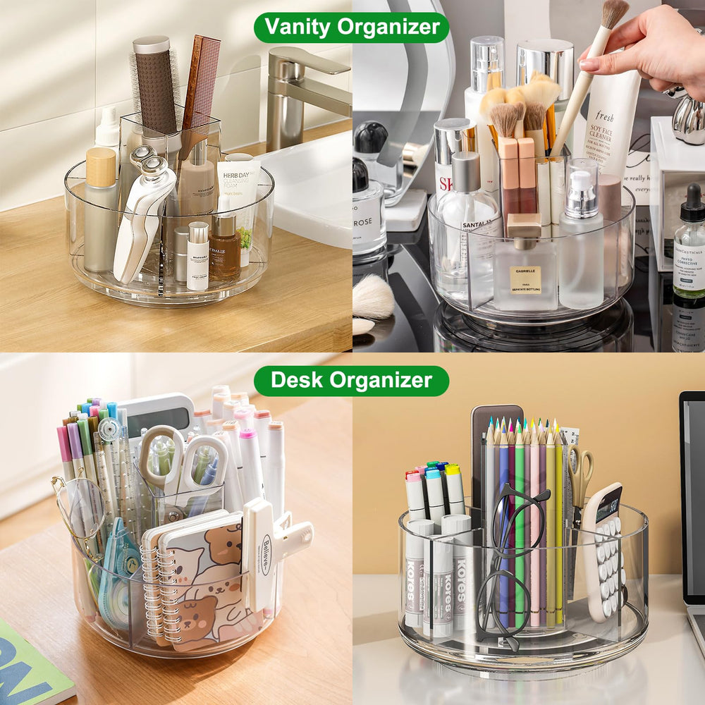 Taiuloo top dividers holding lipsticks and polishes for instant organization