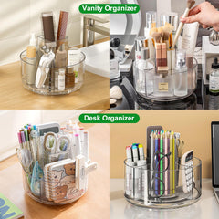 Taiuloo top dividers holding lipsticks and polishes for instant organization