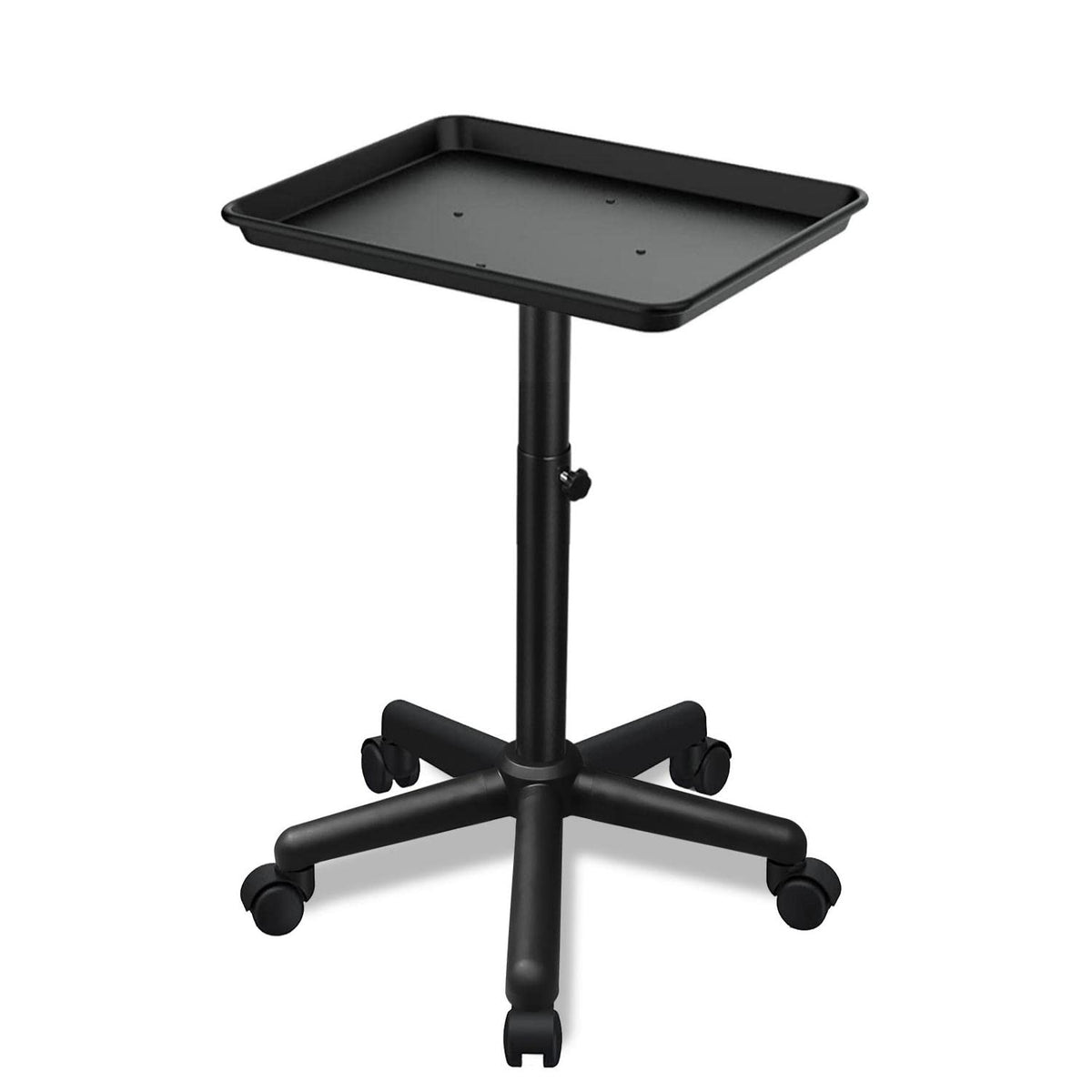 Takeashine front view of tray showing stable work surface and branding benefit