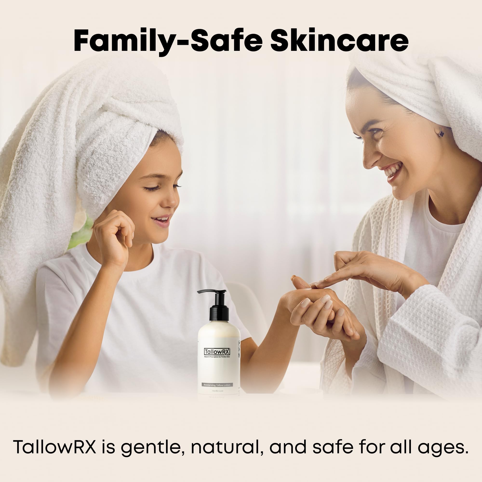 TALLOWRX label close-up highlighting clean organic ingredients benefit