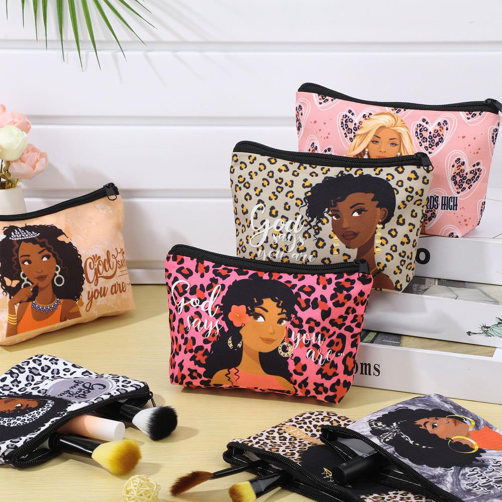 Talltalk pouches inside travel bag showing organized packing benefit