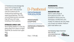 Close-up of Talsen D-Panthenol liquid texture in dropper highlighting smooth, water-soluble consistency