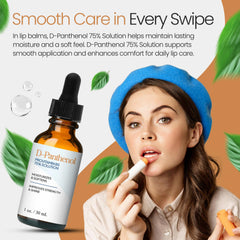 Pipette dispensing Talsen D-Panthenol 75% demonstrating precise dosing for formulation control
