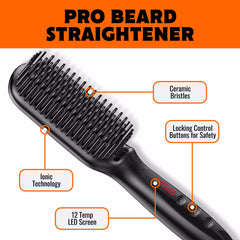 Tame The Wild Pro close-up of heated bristles reducing frizz