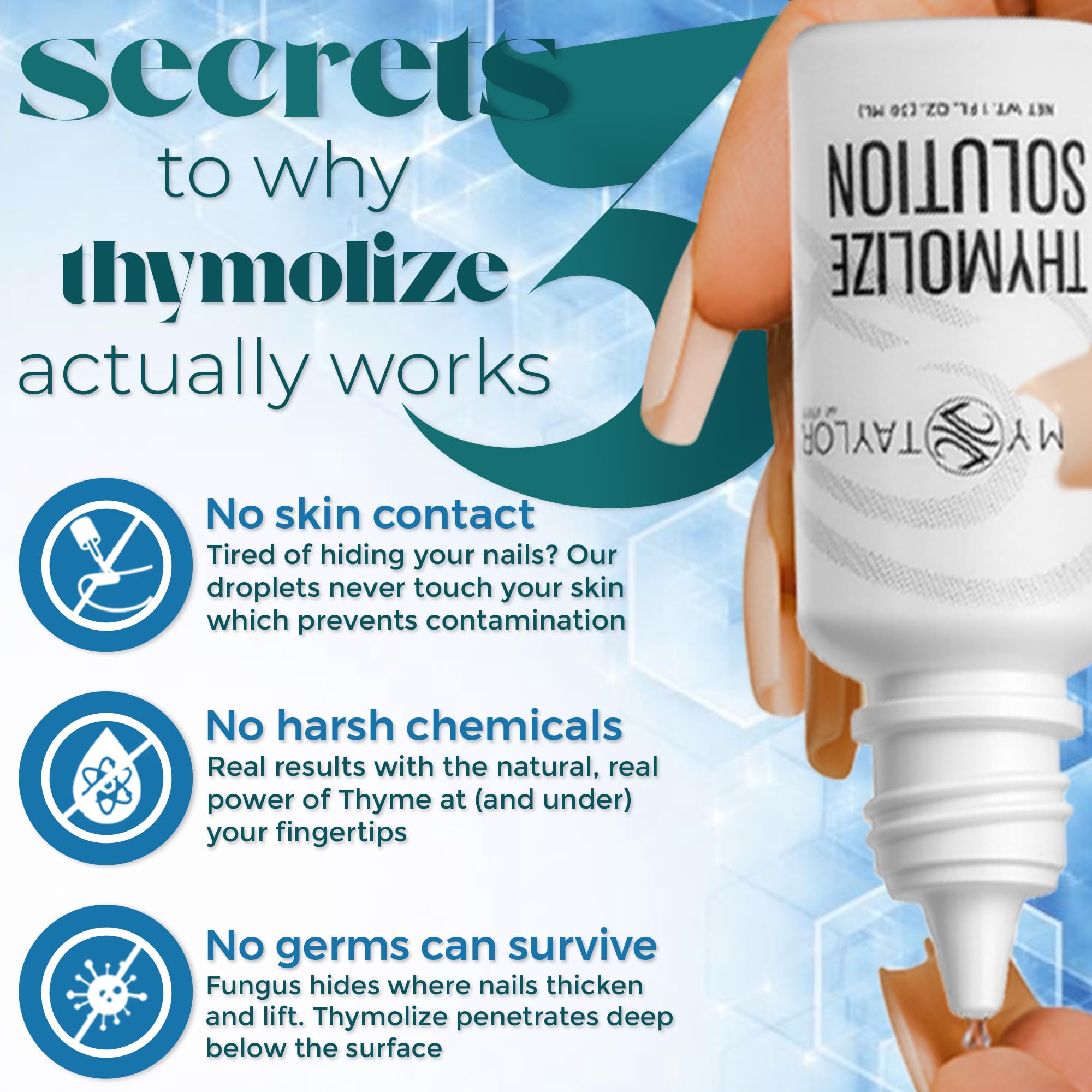 Tammy Taylor label close-up highlighting ingredients and directions for safe use