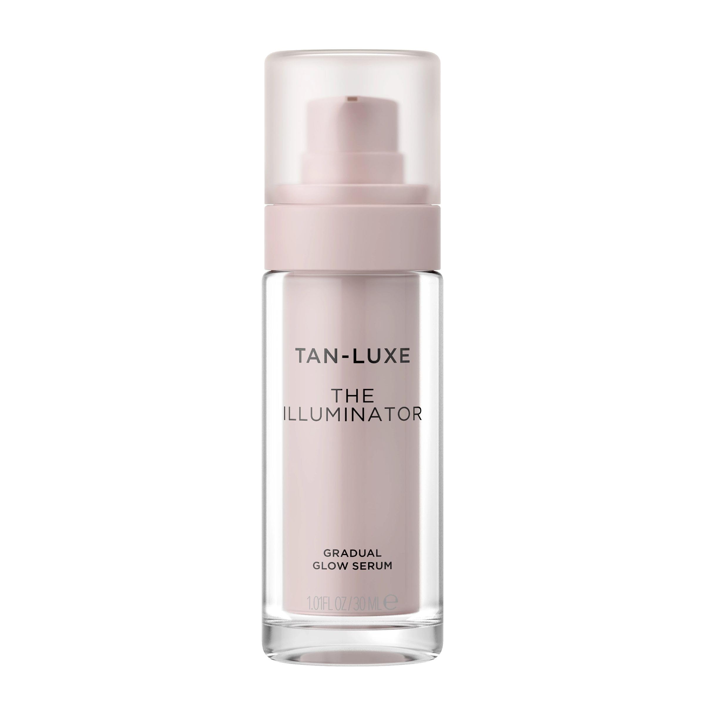 TAN-LUXE front bottle showing sleek packaging and buildable glow