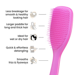 TANGLE TEEZER brush used on wet hair to ease conditioner detangling
