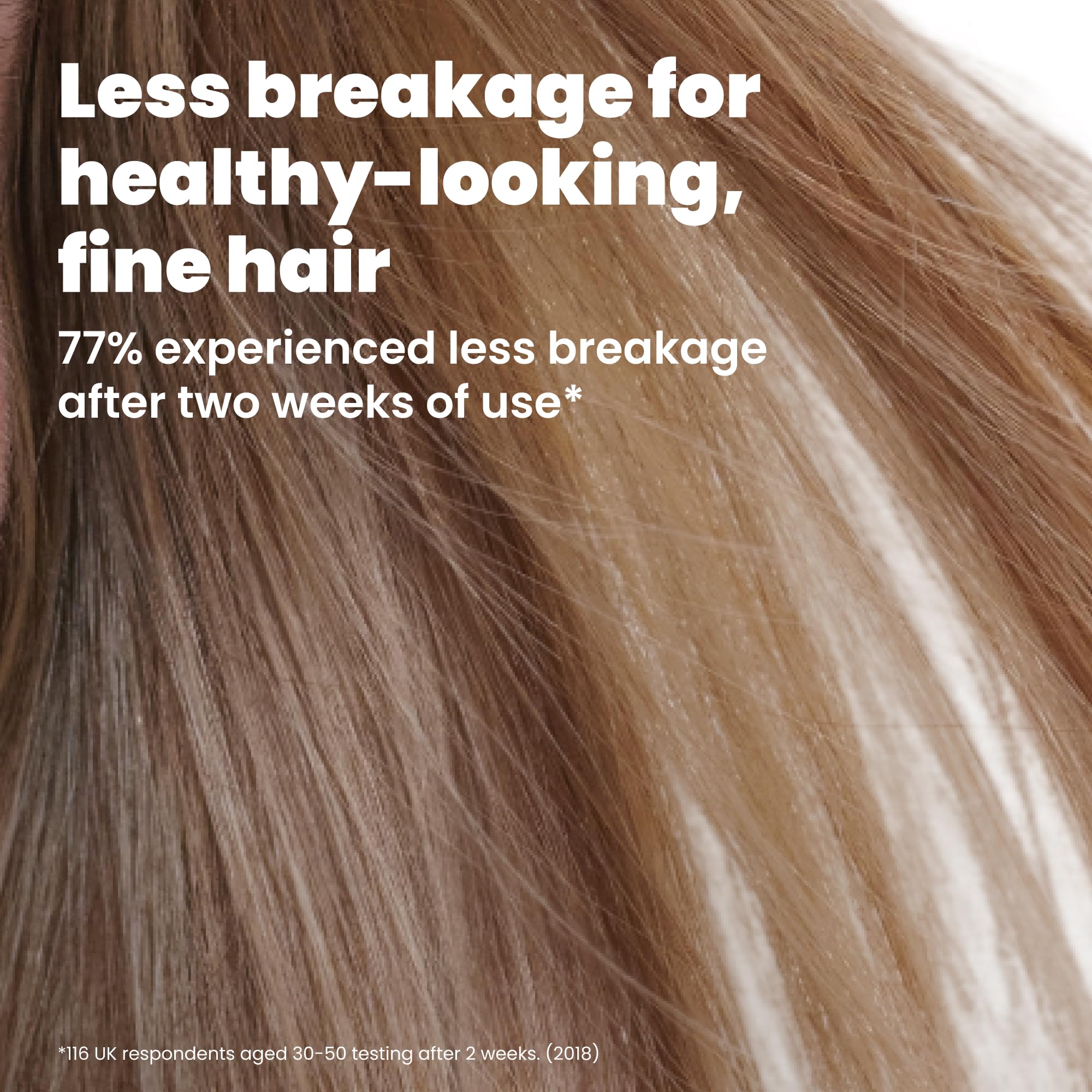 TANGLE TEEZER distributing conditioner through strands for smoother, even coverage