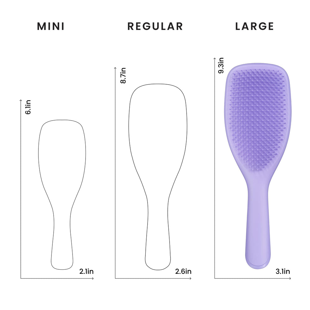 TANGLE TEEZER staged on bathroom counter during wash-day for practical routine benefit