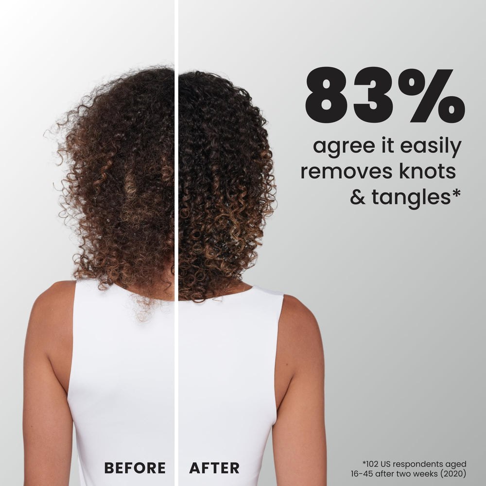 TANGLE TEEZER side profile highlighting tooth length variation for reduced frizz