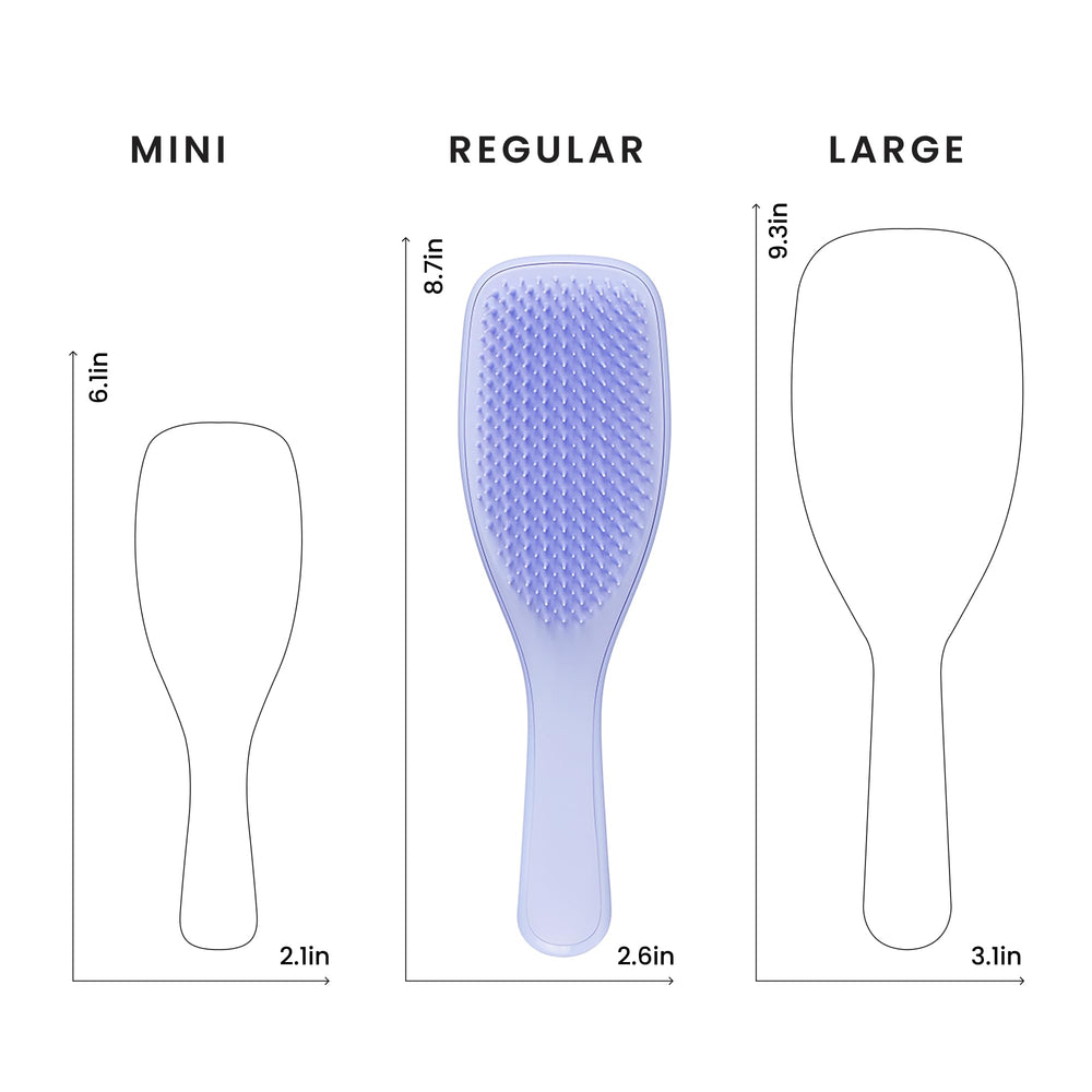 TANGLE TEEZER texture and sweet lavender finish showing durable surface detail