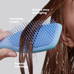 TANGLE TEEZER textured denim surface detail adding style and slip resistance