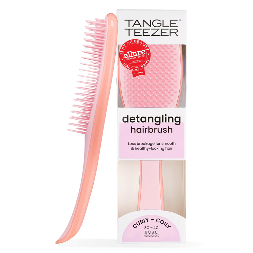 TANGLE TEEZER front view showing compact design and easy grip