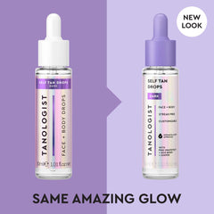 Tanologist dark dropper detail releasing clear drop with precision for controlled tanning