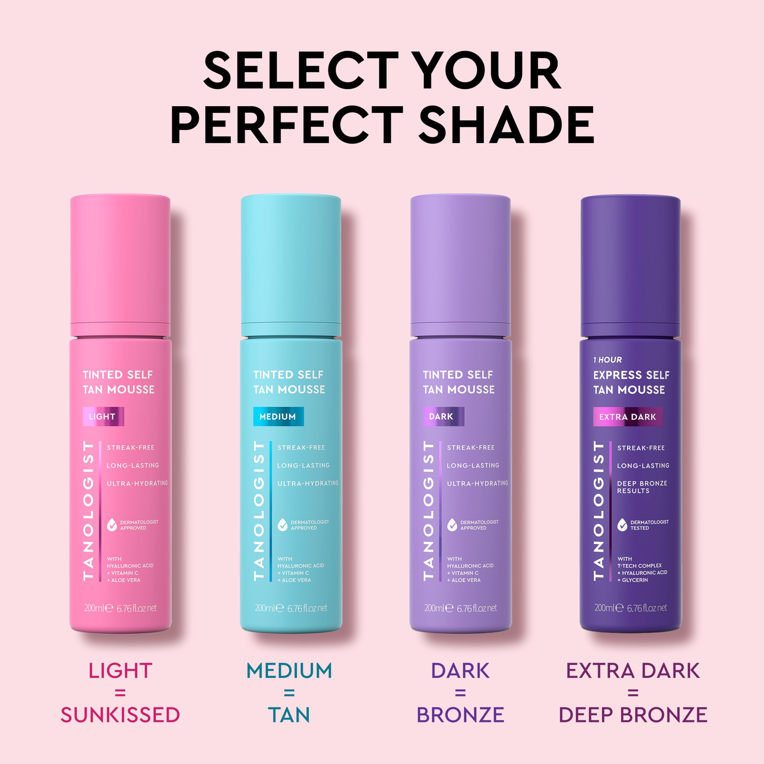 Tanologist bottle staged in bathroom for travel-ready tanning convenience